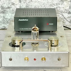 自作真空管アンプ + Sound Device TA-3S パワーアンプの画像