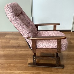 回転式リクライニングチェア【町田市再生家具】253198の画像