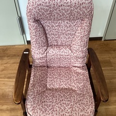 回転式リクライニングチェア【町田市再生家具】253198の画像