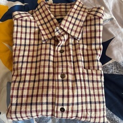 チェックのシャツ厚手❣️の画像