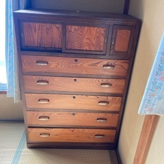 レトロなタンス　箪笥の画像