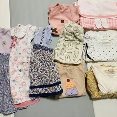 女の子　お洋服　夏服　80  アプレレクール　プティマイン　ミッフィ　ミニーちゃん　などの画像