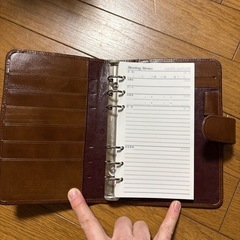 美品　手帳カバーの画像