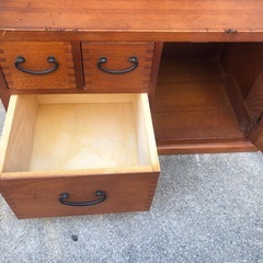 昭和レトロ 木製 薬箱 小物入れ 引き出しの画像