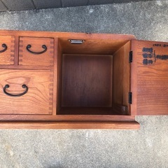 昭和レトロ 木製 薬箱 小物入れ 引き出しの画像