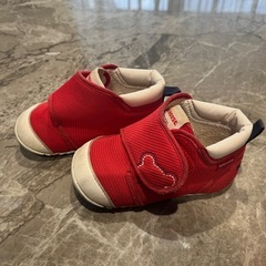 ミキハウス　13cm 赤の画像