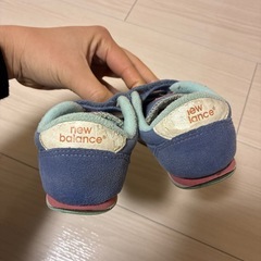 NB 410 ブルー　ダブルベルト　15.5cmの画像