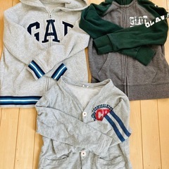 男児140サイズ上着、パーカー、カーディガン、シャツ、ロンT  【専用】の画像