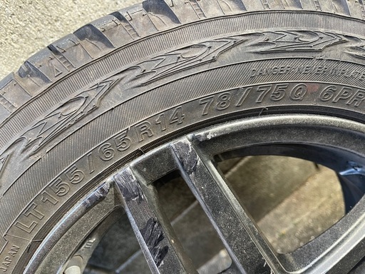 横浜タイヤ、ジオランダーLT155-65R14.6PR