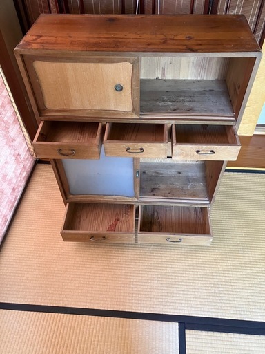 レトロ家具　古い棚
