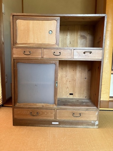 レトロ家具　古い棚