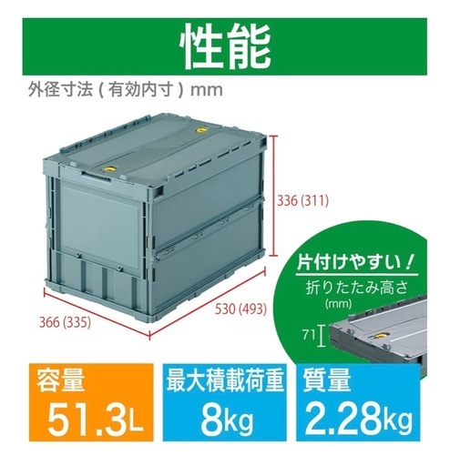 【コンテナボックス】TRUSCO  グレー　10個セット