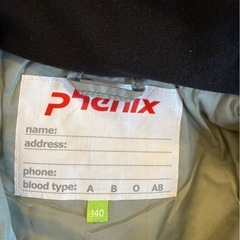 スキーウェア上下セット 140 Phenixの画像