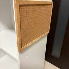 カラーボックス3段　白の画像