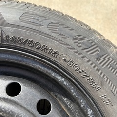 軽トラ　貨物用タイヤの画像