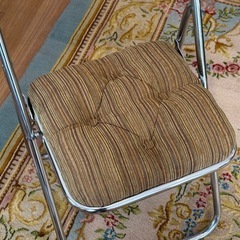 90s パイプチェア　ボタン締め　リメイクの画像