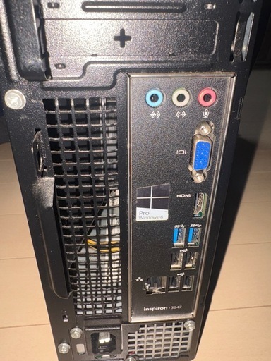 DELL Inspiron 3647 初期化済