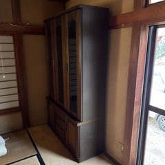 多収納 食器棚 キッチン用品 食器 収納家具の画像