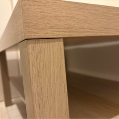 【お譲り予定者確定】IKEA  コーヒーテーブル　オーク調の画像
