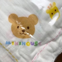 【新品未開封】ミキハウス　バスタオルの画像
