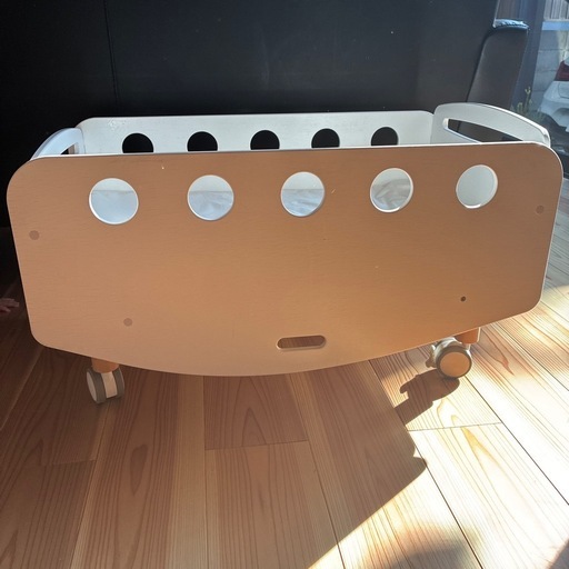 Hoppl 木製ベビーベッド べベット ゆりかご Hoppl 木製ベビーベッド べベット ゆりかご (こまめ) 豊中のベッド