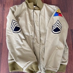 【HOUSTON】タンカースジャケット 38R オリーブドラブ