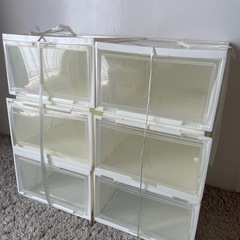 シューズボックス6個セットの画像