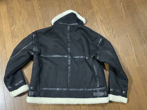 CavariA/キャバリア　フェイクムートン裏ボア　Bー3　ジャケット　サイズL