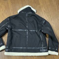 CavariA/キャバリア　フェイクムートン裏ボア　Bー3　ジャケット　サイズLの画像