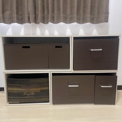 組み合わせ収納ボックス✨️🟢多分ニトリ🟢の画像