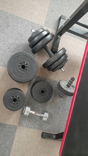 プレスベンチ　ダンベル　トレーニングセット