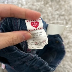 メゾピアノ　デニムスカート　100cmの画像