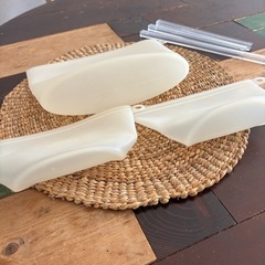 【差し上げます
】シリコン 保存バッグ 漬物　大１小2の画像