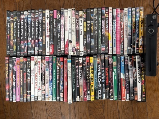 DVD74本&DVDプレイヤーセット