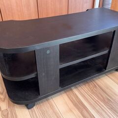 テレビ台 TLS-32VHS DK（白井産業 ティレスタ）キャスター付・PS5/Switch収納可の画像