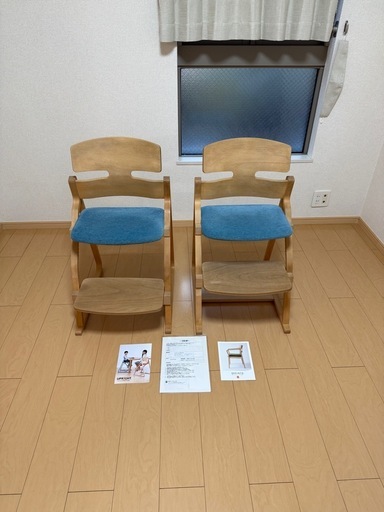 アップライトチェア　豊橋木工 ×2個
