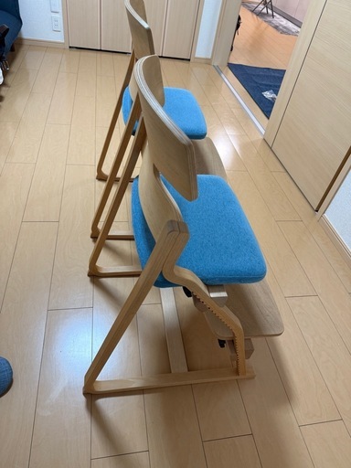 アップライトチェア　豊橋木工 ×2個