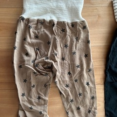 腹巻きパジャマ80サイズ使用感ありの画像