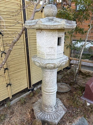 掛川市上西郷　石灯篭　石燈篭　石灯籠　庭