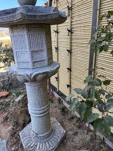 掛川市上西郷　石灯篭　石燈篭　石灯籠　庭