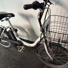 東京23区配達無料🌈新基準 ヤマハ　パスシティC 12.3Ah リチウム 電動自転車 中古　BS 5279の画像
