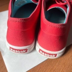 24.5センチ　リーボックススニーカー　ピンクの画像