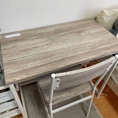 デスクセットチェア付の画像