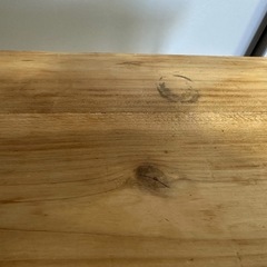 【木製+アイアン】ローテーブルの画像