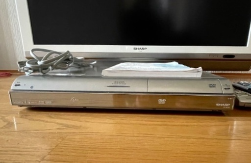 40型AQUOS液晶テレビ＋500Gデジタルハイビジョンレコードused