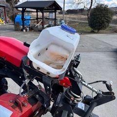 コバシ畦塗機RM750F クボタヒッチ散水装置付の画像