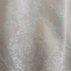 高級オーダーカーテン2枚組・少々汚れありの画像