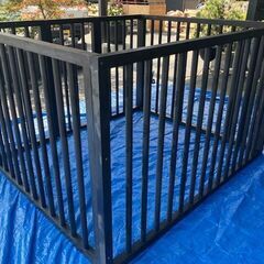 大型犬用　木製ゲージ　　中古品の画像