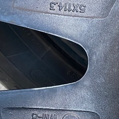 Direction ブラックポリッシュ　19インチアルミタイヤセットの画像