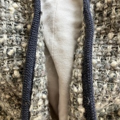 BALLSAY ノーカラーツイードジャケットの画像